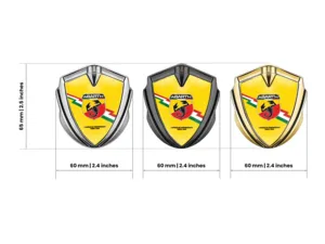 Fiat Abarth Emblem Metall Abzeichen Robuster Premium Bau